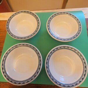 small practical bowls 5 inches for candy or nuts set of four made in USA